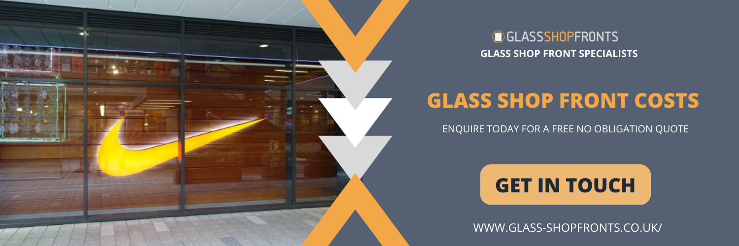 glass shop front costs Greater Manchester